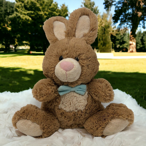 Gund Other - Gund 9" Plush Light Brown Bops Easter Stuffed Toy Bunny Soft Cute Sweet Kawaii